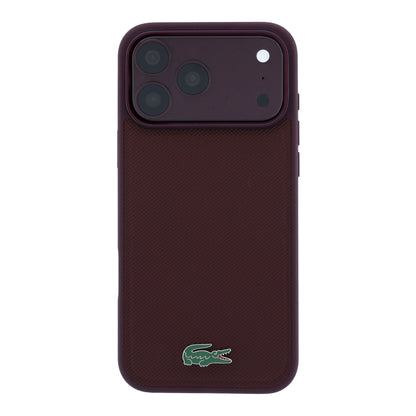 Funda Lacoste Original iPhone 18 Pro Max MagSafe Vino