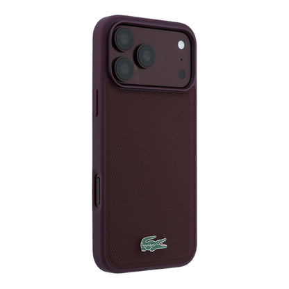 Funda Lacoste Original iPhone 18 Pro Max MagSafe Vino