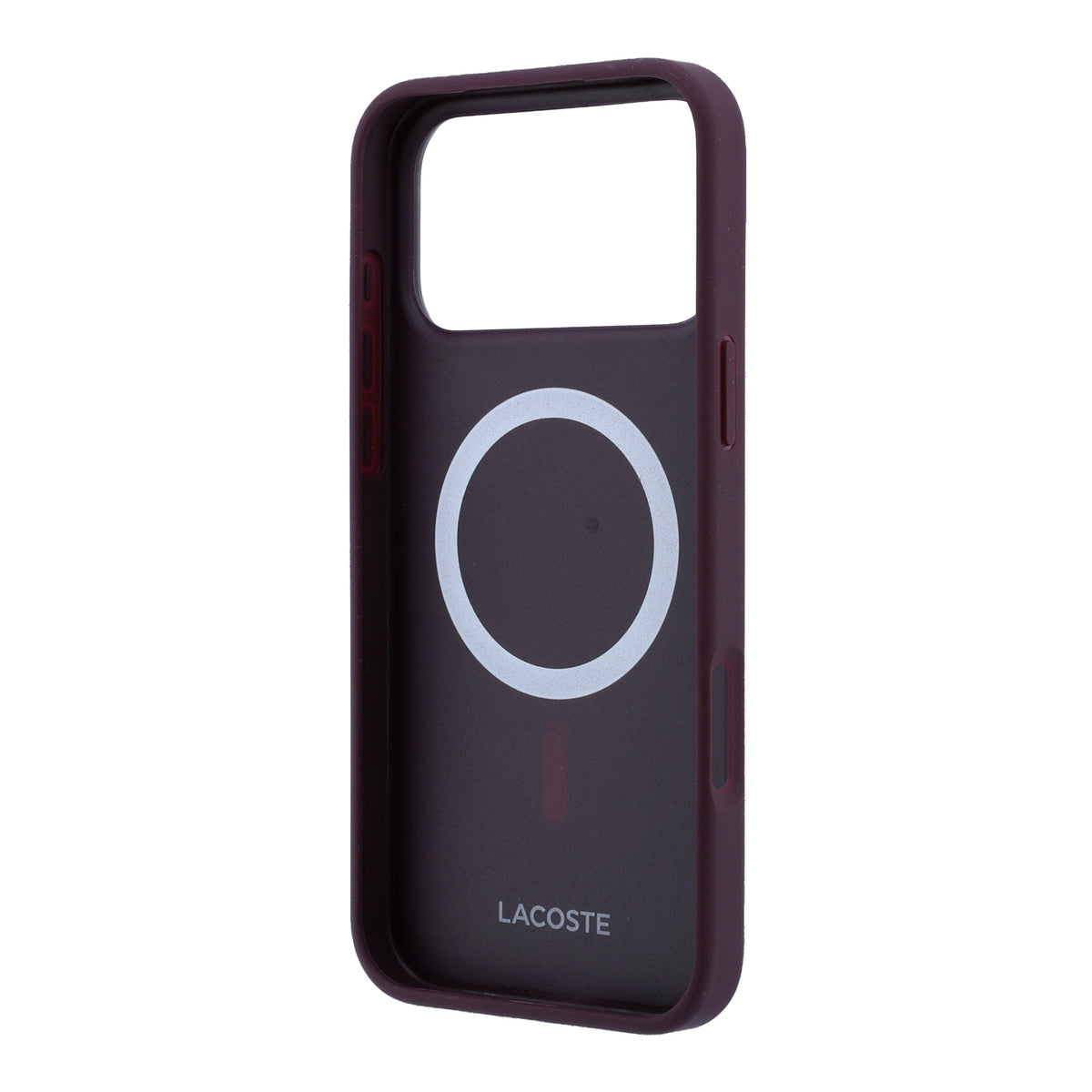 Funda Lacoste Original iPhone 18 Pro Max MagSafe Vino