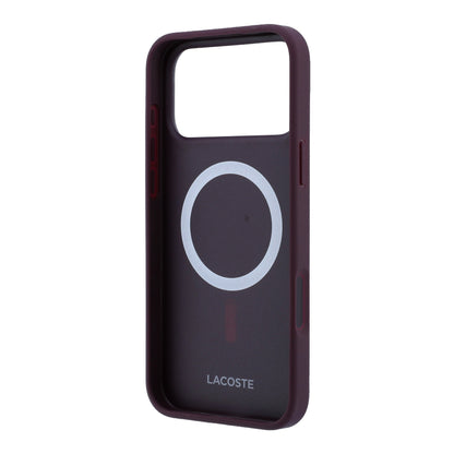 Funda Lacoste Original iPhone 18 Pro Max MagSafe Vino