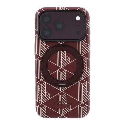 Funda Lacoste Original iPhone 18 Pro Max Soporte Vino