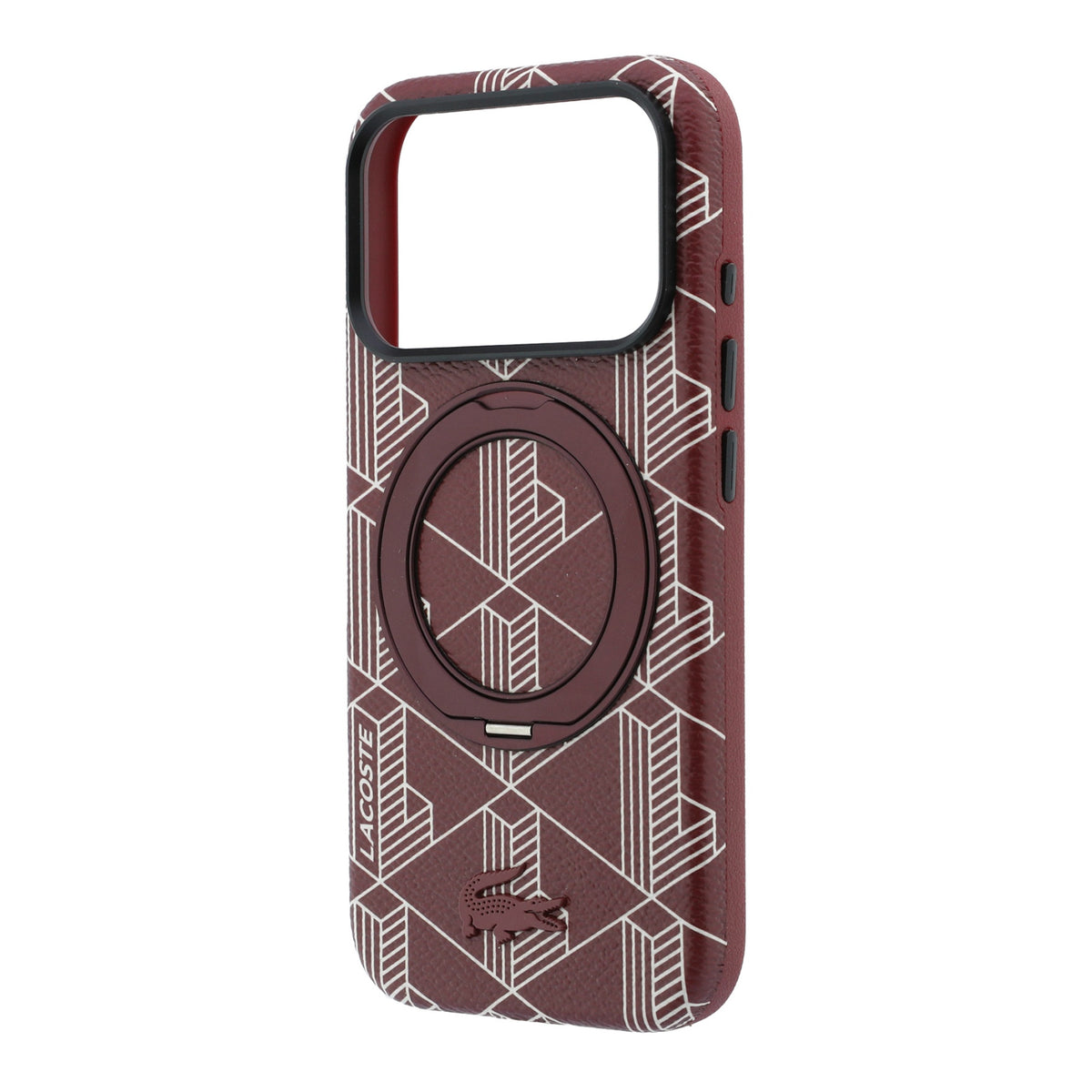 Funda Lacoste Original iPhone 18 Pro Max Soporte Vino