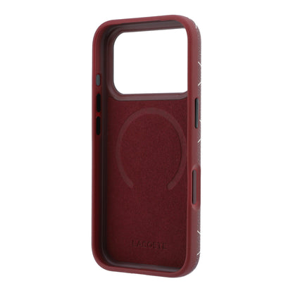 Funda Lacoste Original iPhone 18 Pro Max Soporte Vino