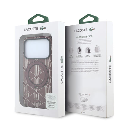 Funda Lacoste Original iPhone 18 Pro Max Soporte Vino