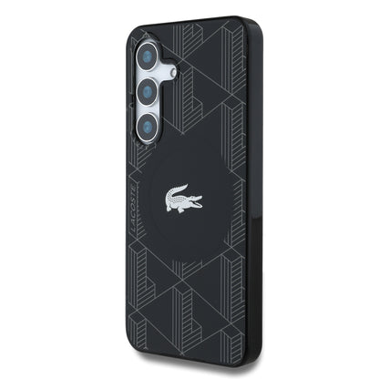 Case Lacoste Monograma Samsung S25 NEGRO | Estilo y Protección Exclusiva