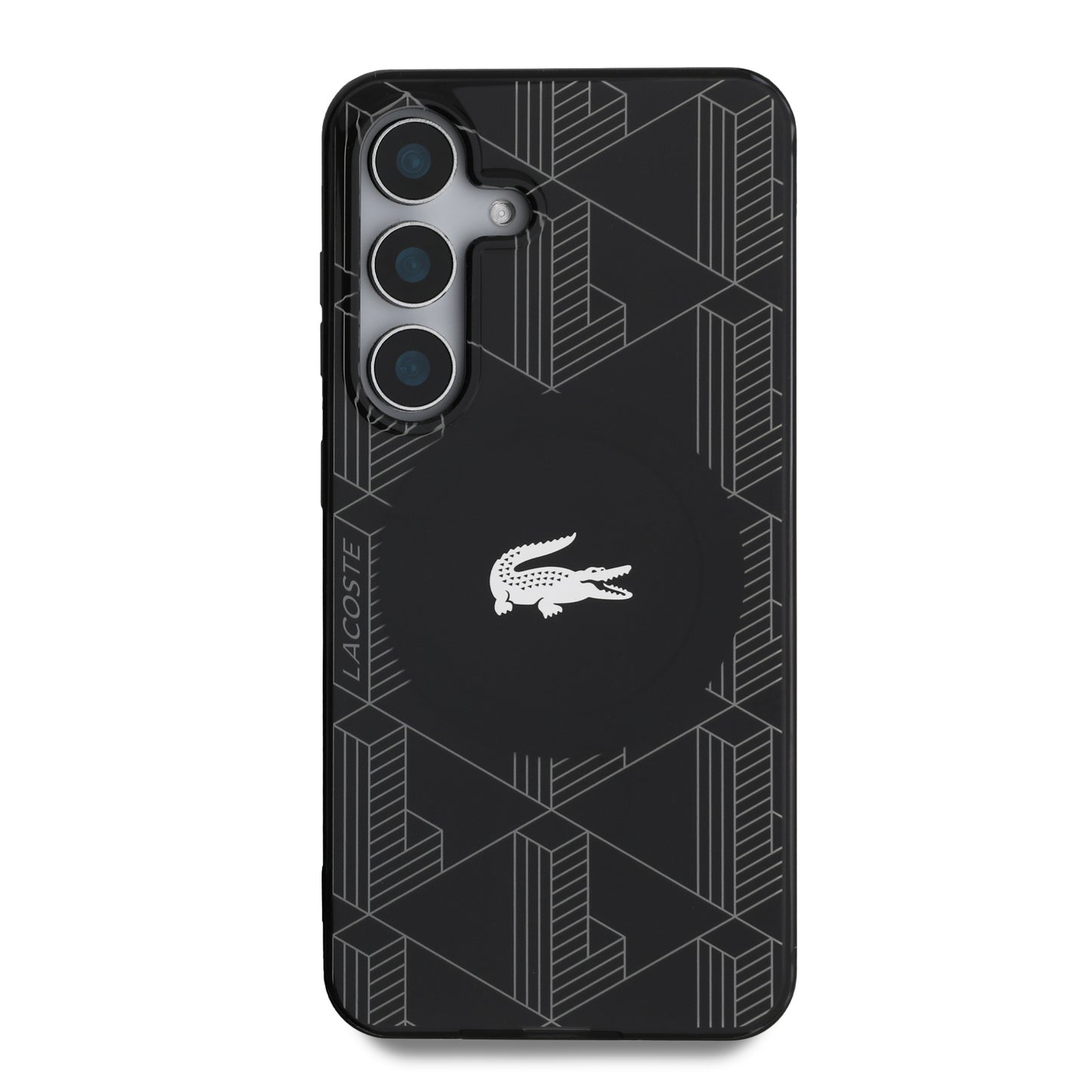 Case Lacoste Monograma Samsung S25 NEGRO | Estilo y Protección Exclusiva