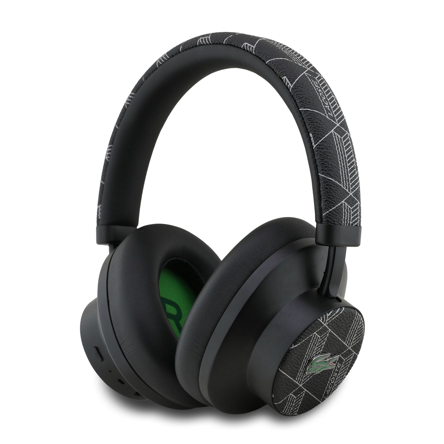 Auriculares Lacoste Diadema Bluetooth con Monograma Negro | Audio Premium Inalámbrico