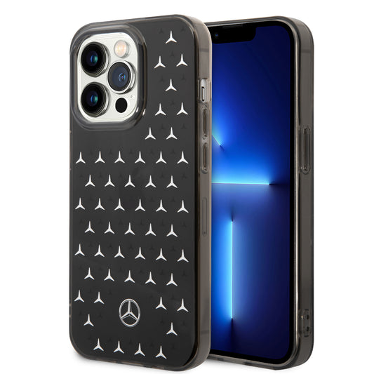 Funda Mercedes-Benz Negra con Estrella Plata para iPhone 14 Pro | Original