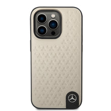 Cargar imagen en el visor de la galería, Case/Funda Mercedes Benz de Piel Diseño Logo Estampado para iPhone 14 Pro