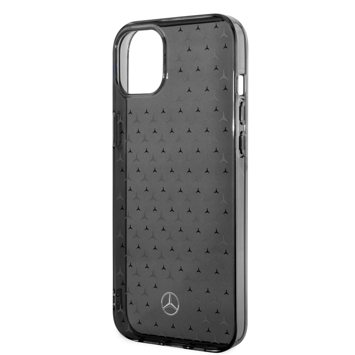 Funda Mercedes-Benz Estrellas Plata para iPhone 14 Plus Negra | Original