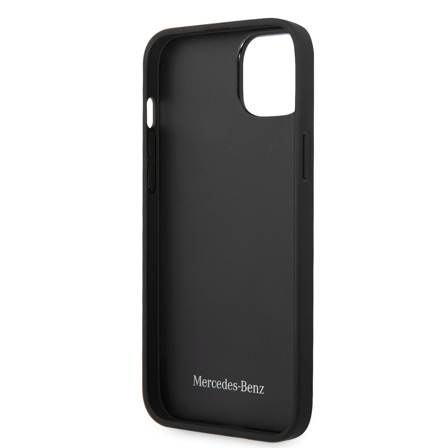 Funda Mercedes-Benz de Piel Grabada para iPhone 14 Plus Negra | Original