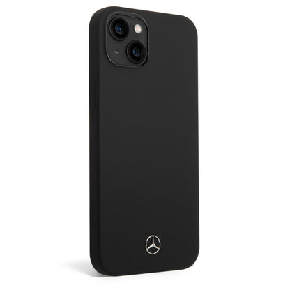Funda Mercedes-Benz de Silicón Negra para iPhone 14 Plus | Original