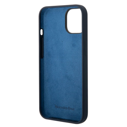 Funda Mercedes-Benz de Silicón Azul con Estrellas para iPhone 14 | Original
