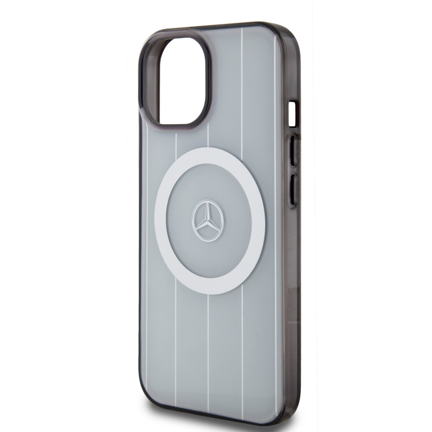 Funda Mercedes-Benz con Líneas y MagSafe para iPhone 15 Blanca | Original
