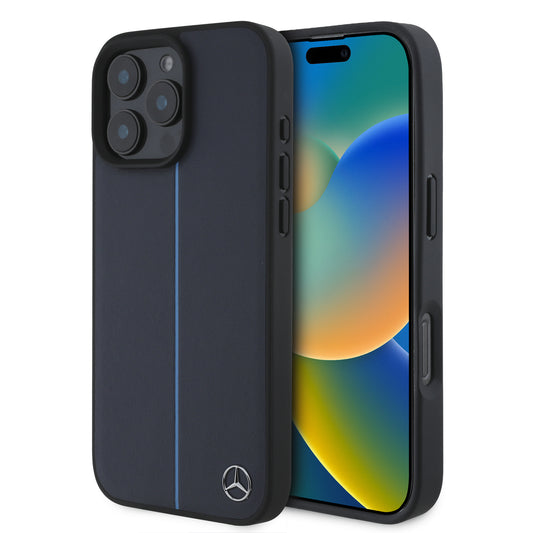 Funda Mercedes-Benz Línea Premium para iPhone 16 Pro Max Negra | Original