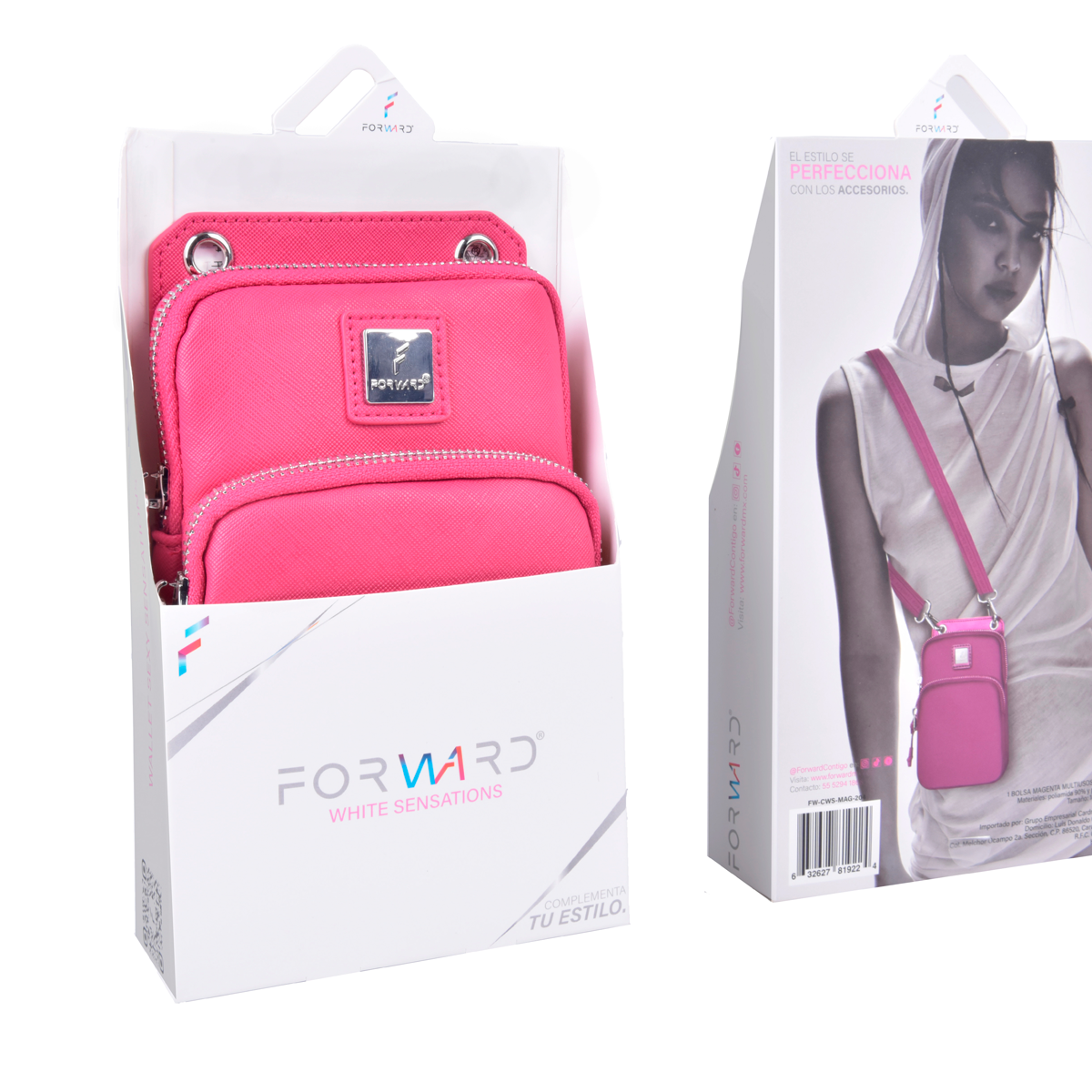 Cartera Forward Safiano Magenta Lila – Wallet para Mujer Premium