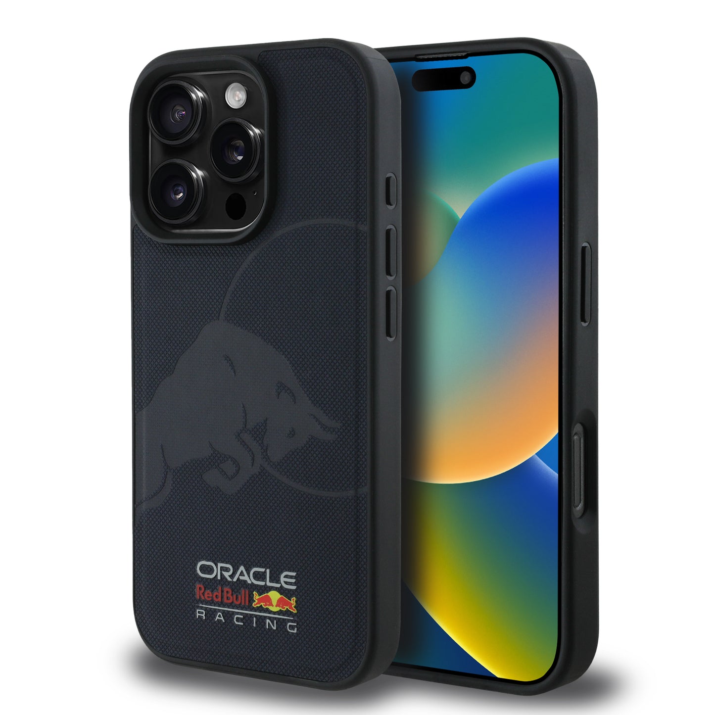 Funda Red Bull Toro MagSafe para iPhone 16 Pro Azul | Diseño Deportivo