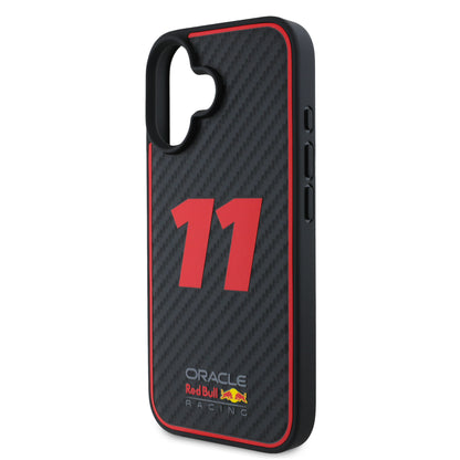 Case RedBull MagSafe Tipo F Carbono iPhone 16 Negro – Protección y Estilo