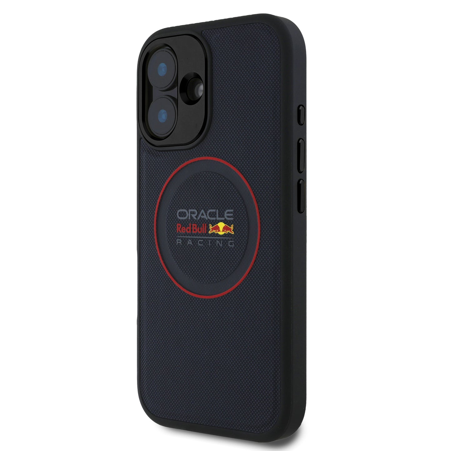 Funda Red Bull Safiano Logo Clásico para iPhone 16 Azul