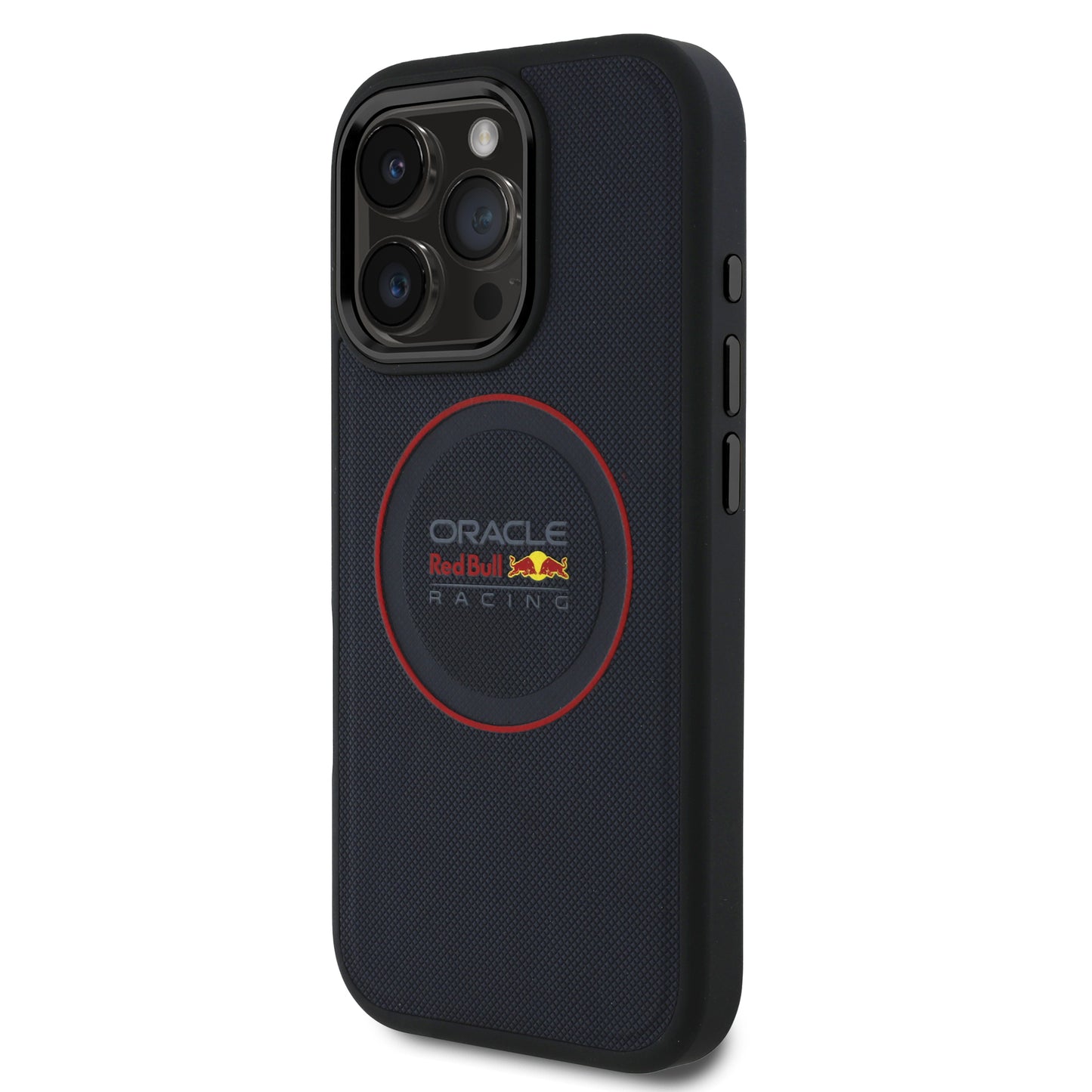 Funda Red Bull Safiano Logo Clásico para iPhone 16 Pro Max Azul
