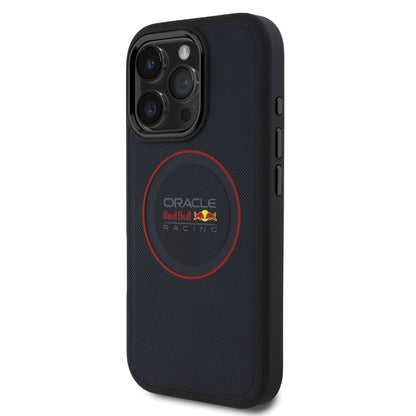 Funda Red Bull Safiano Logo Clásico para iPhone 16 Pro Max Azul