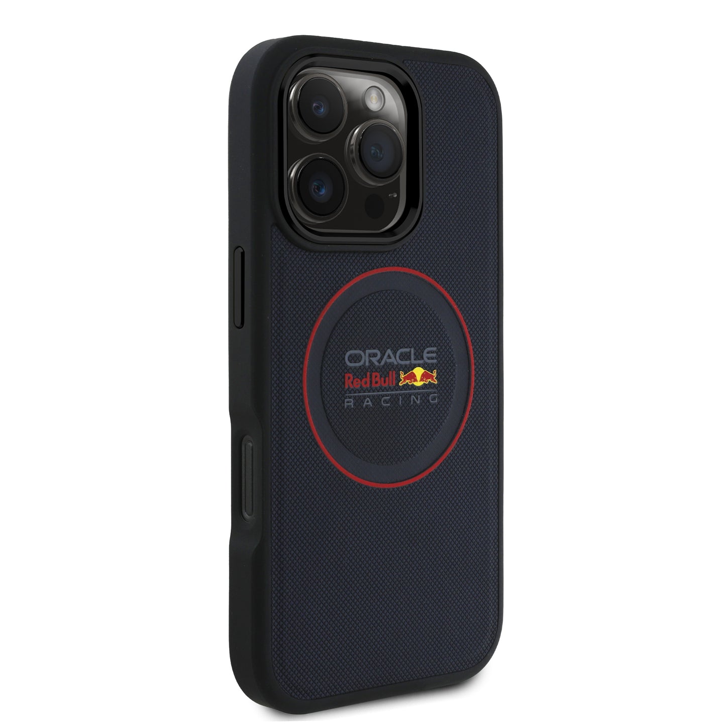 Funda Red Bull Safiano Logo Clásico para iPhone 16 Pro Max Azul