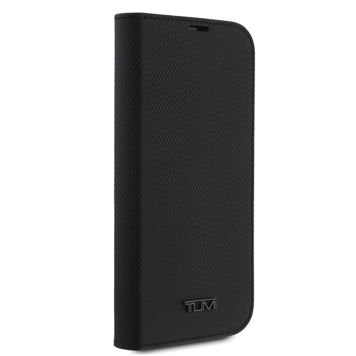 Funda TUMI Original iPhone 16 Pro Cuero Soporte Negra
