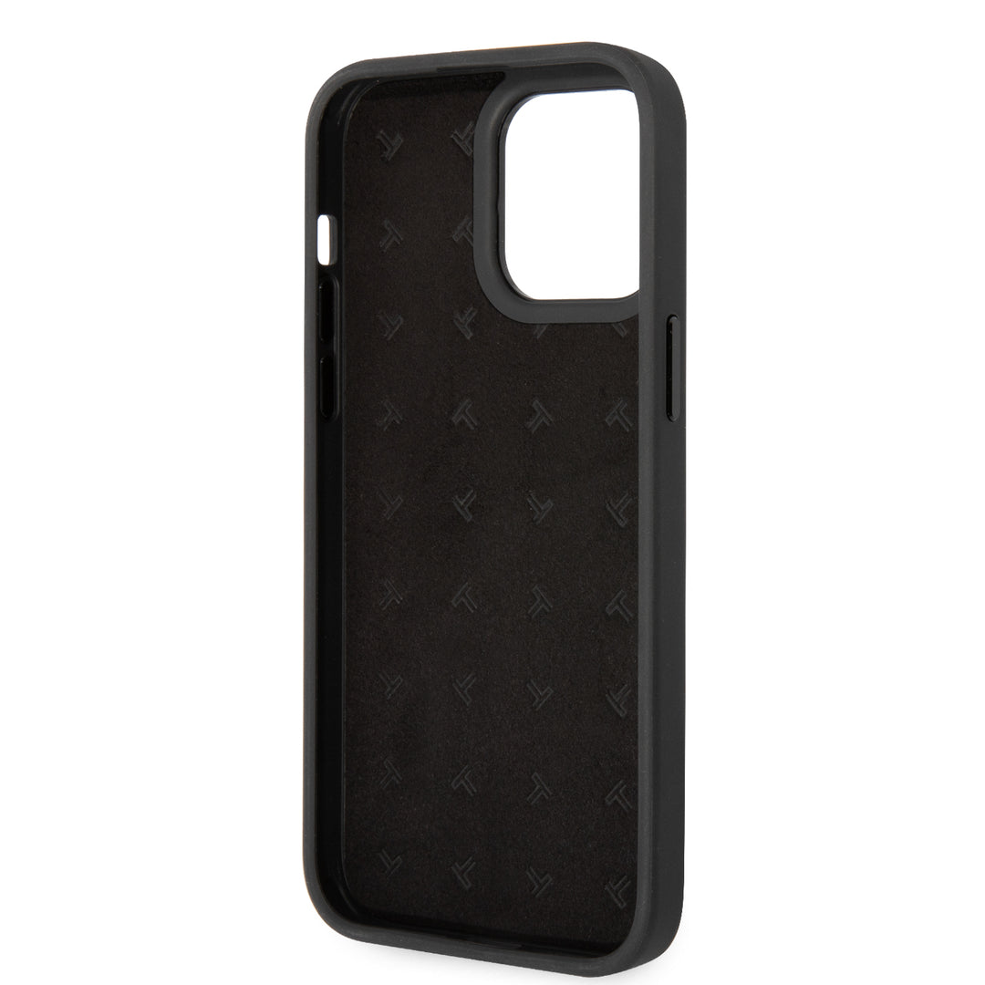 Funda Tumi Piel y Fibra de Carbono con Tarjetero para iPhone 14 Pro Max
