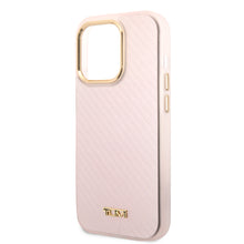Cargar imagen en el visor de la galería, Case/Funda Tumi Aluminio y Fibra de Carbono Color Rosa para iPhone 14 Pro