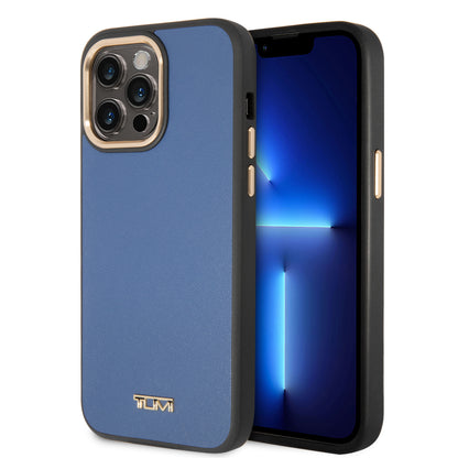 Funda Tumi Cuero Liso para iPhone 14 Pro Max