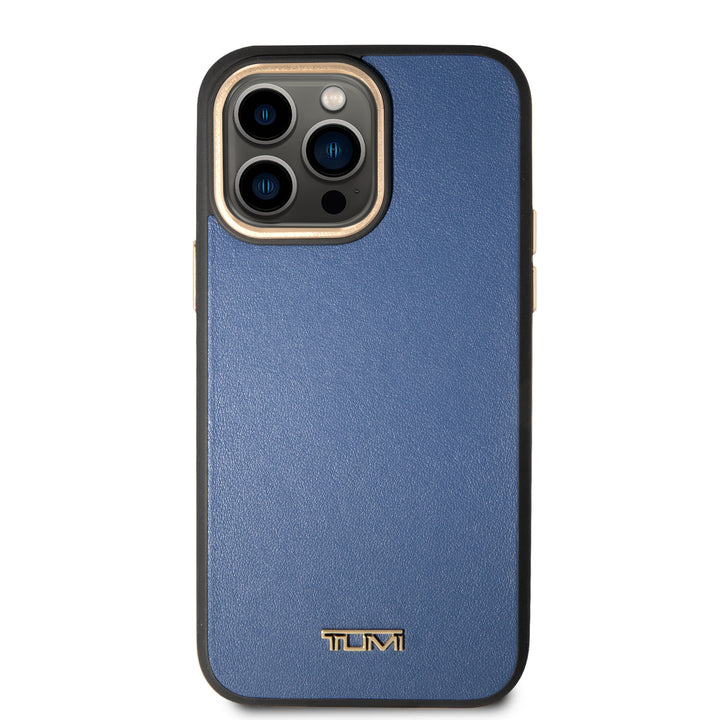 Funda Tumi Cuero Liso para iPhone 14 Pro Max