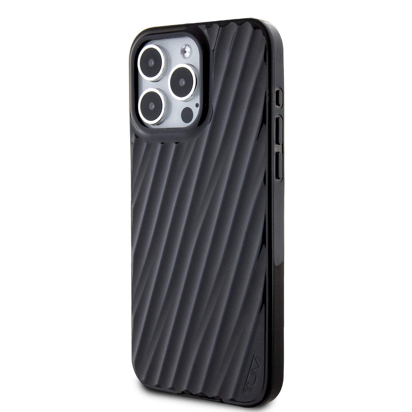 Case TUMI Bordes Negros para iPhone 15 Pro Max – Funda Premium Resistente y Elegante