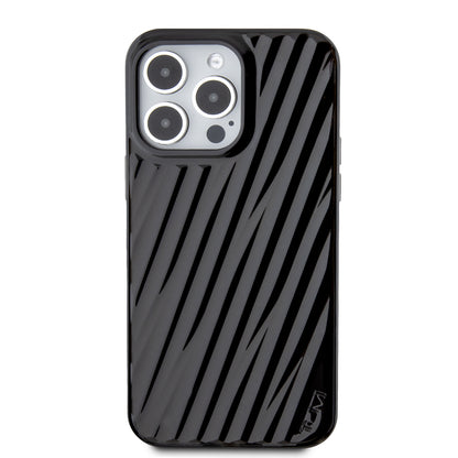 Case TUMI Bordes Negros para iPhone 15 Pro Max – Funda Premium Resistente y Elegante