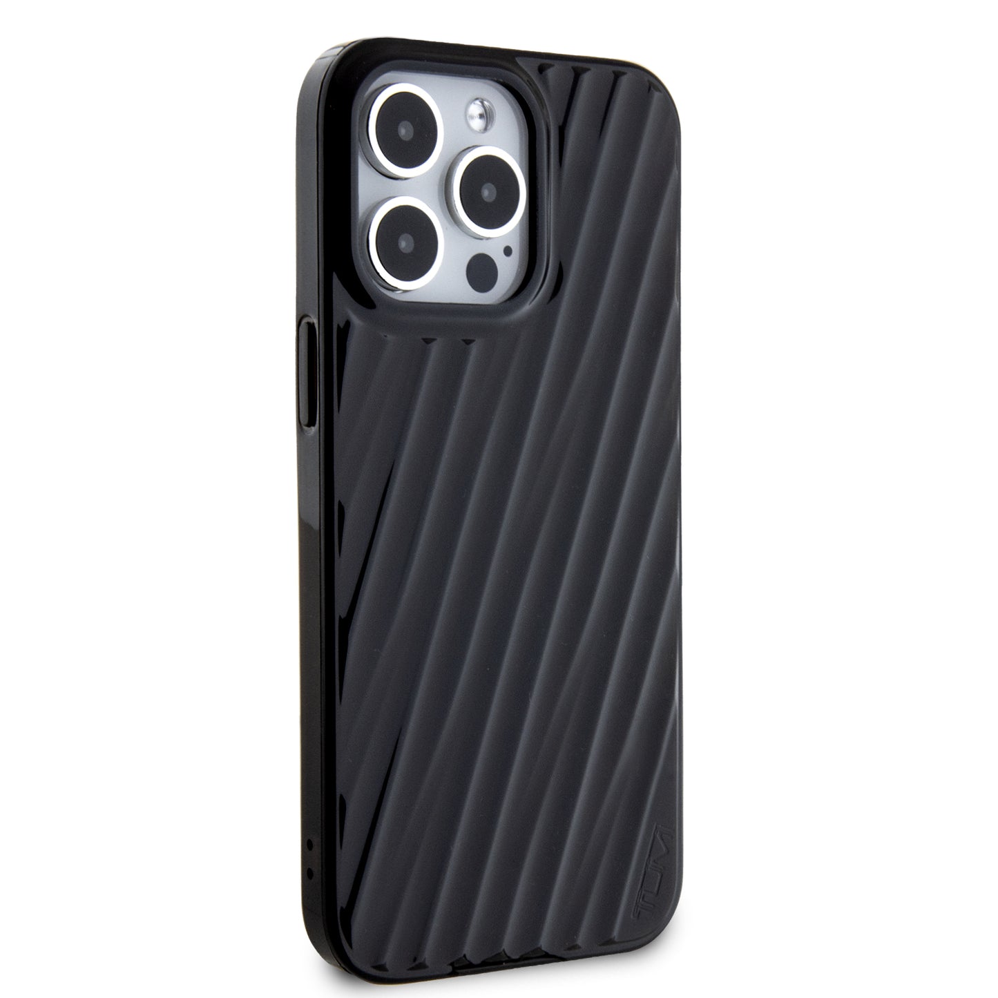 Case TUMI Bordes Negros para iPhone 15 Pro Max – Funda Premium Resistente y Elegante