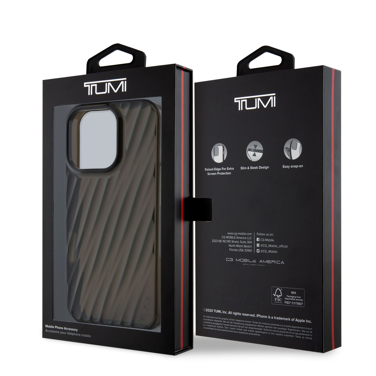 Case TUMI Olas para iPhone 16 Pro Negro | Protección y Estilo Exclusivo