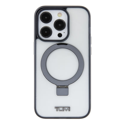 Funda TUMI Blanca con Ring Stand Magnético para iPhone 15 Pro | Protección y Estilo Premium