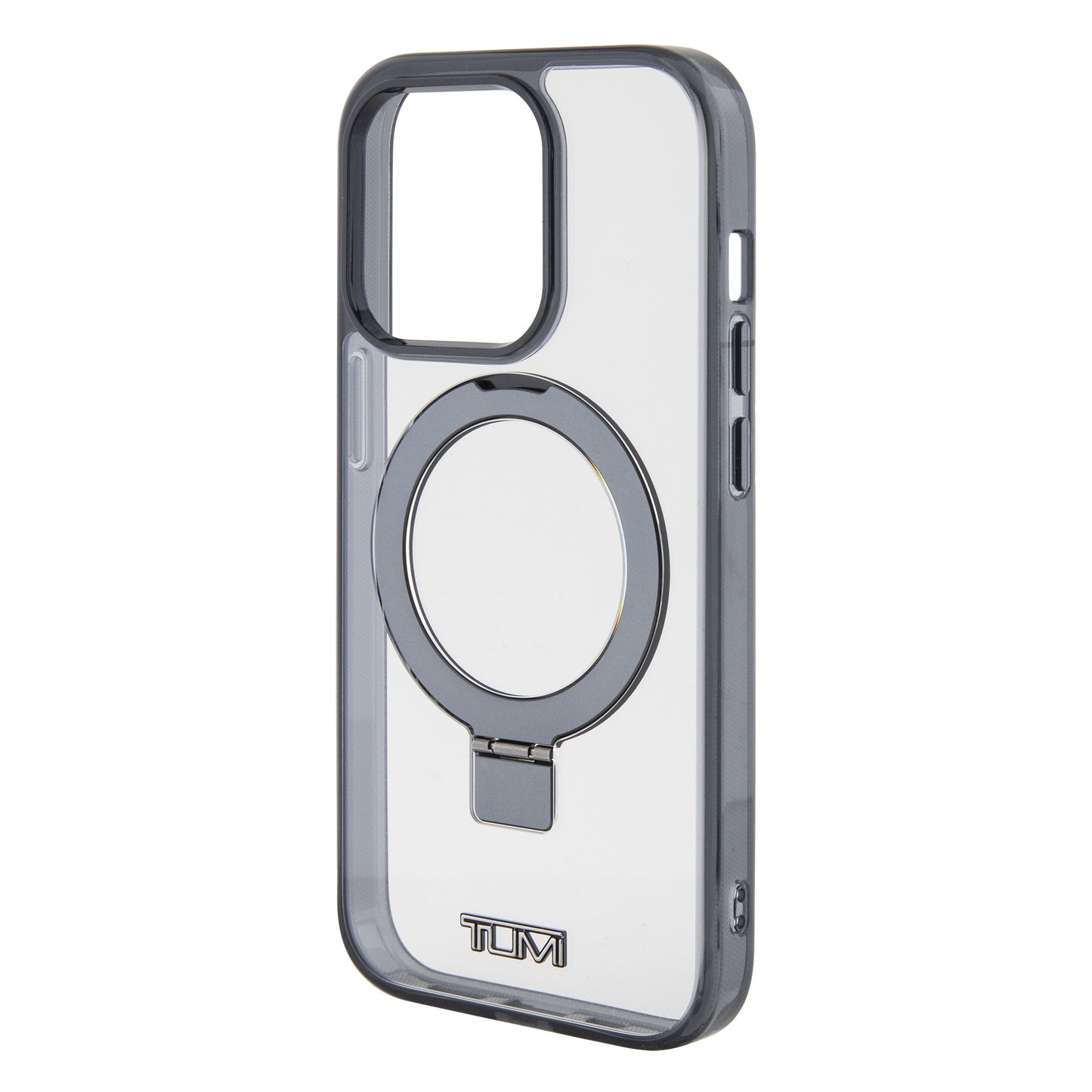 Funda TUMI Blanca con Ring Stand Magnético para iPhone 15 Pro | Protección y Estilo Premium