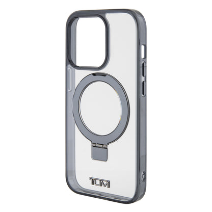 Funda TUMI Blanca con Ring Stand Magnético para iPhone 15 Pro | Protección y Estilo Premium