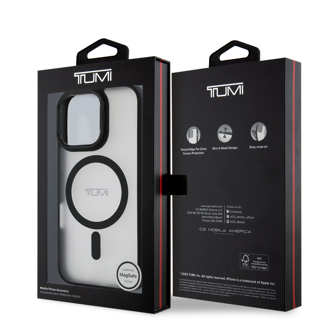 Funda TUMI Original iPhone 16 Pro MagSafe Soporte Clear