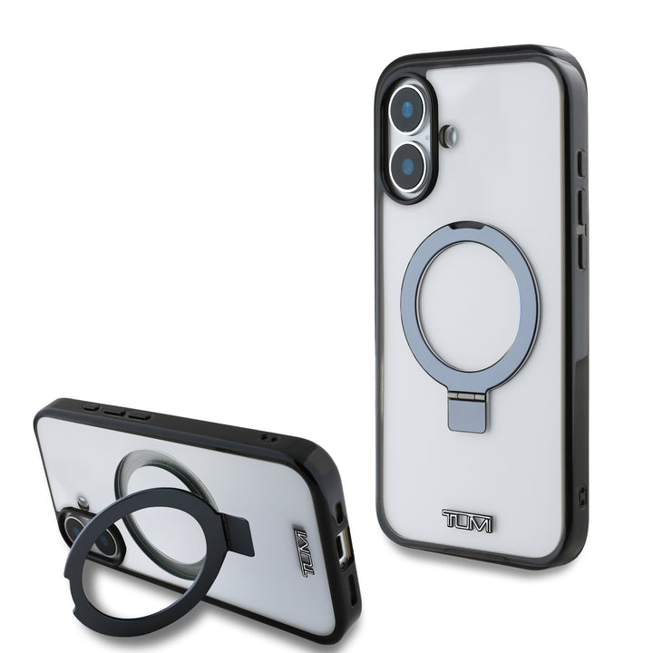 Funda TUMI Original iPhone 16 Soporte Anillo Clear
