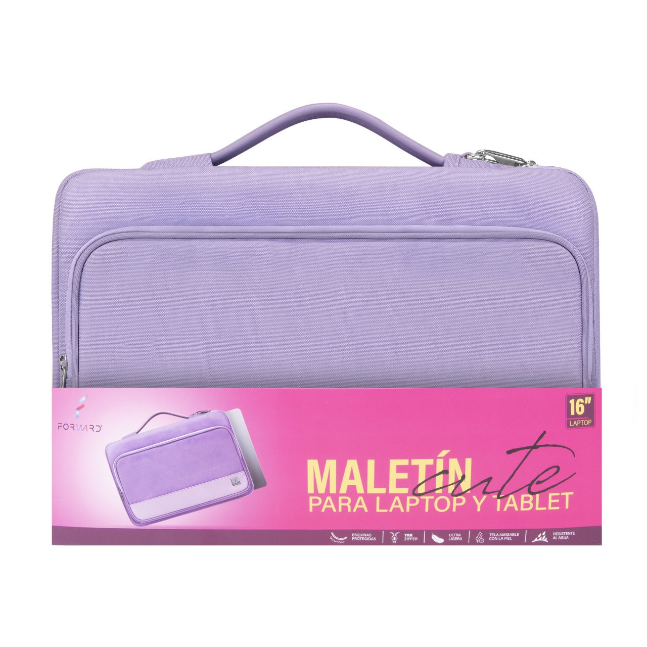 Funda Forward para Laptop 16” Lila – Protector Acolchado Premium
