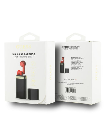 Audífonos Inalámbricos Guess TWS Lipstick 2 Negros | Bluetooth de Lujo en Forma de Labial