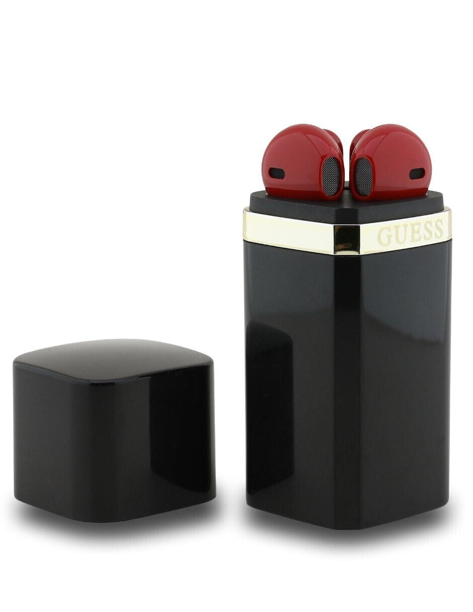 Audífonos Inalámbricos Guess TWS Lipstick 2 Negros | Bluetooth de Lujo en Forma de Labial