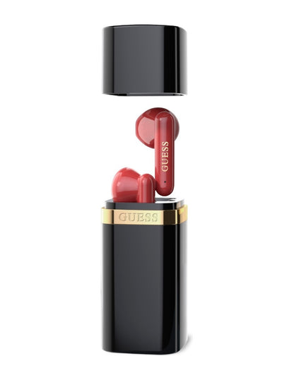 Audífonos Inalámbricos Guess TWS Lipstick 2 Negros | Bluetooth de Lujo en Forma de Labial