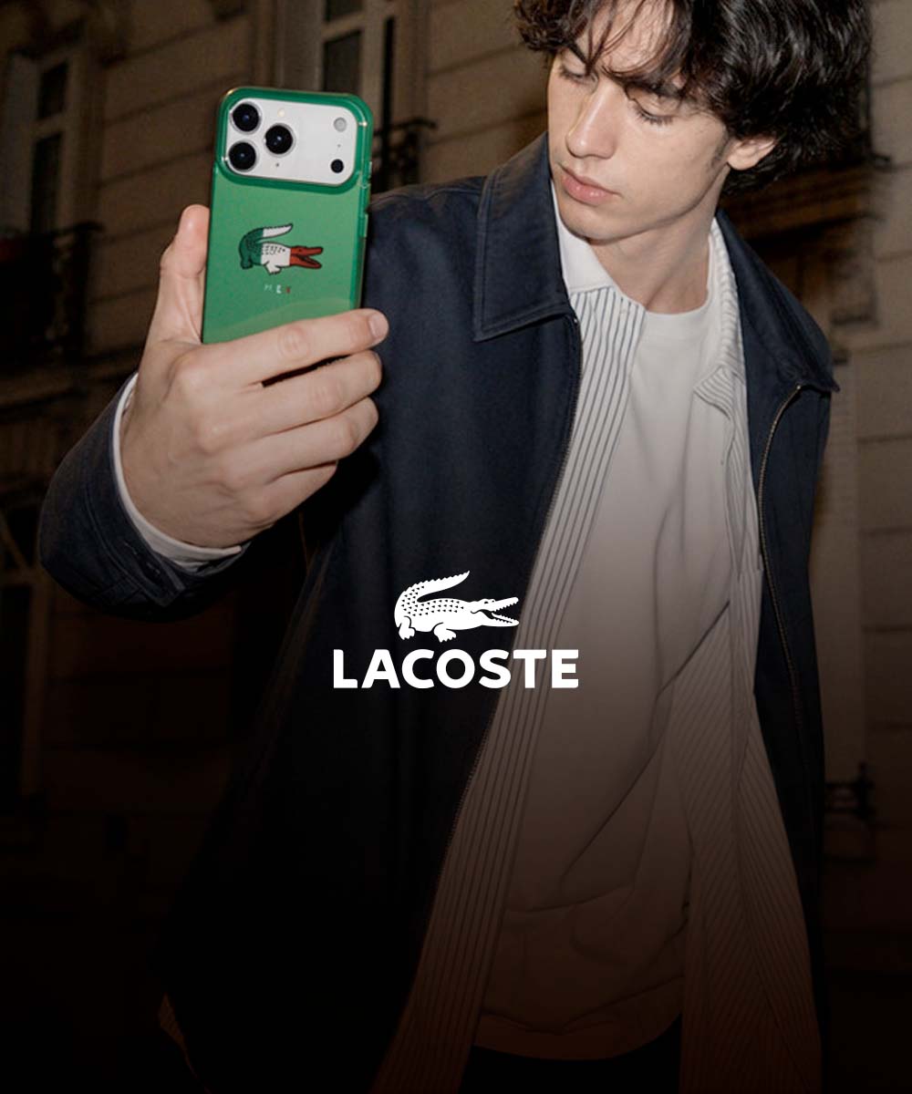 Funda Lacoste verde para iPhone