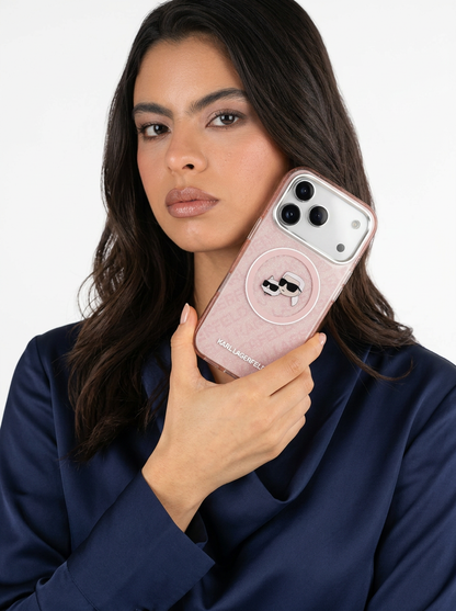 Funda Karl Lagerfeld Choupette Glitter con MagSafe para iPhone 17 Pro Max – Edición Premium