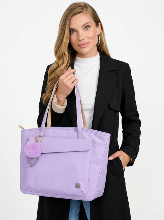 Bolsa Forward Tote para Laptop 15.6” Lila – Moderna y Funcional