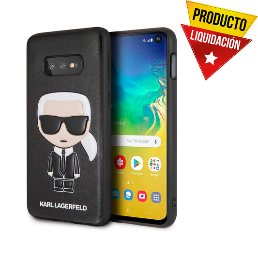 Case/Funda Karl Lagerfeld Iconic Color Negro Samsung Galaxy S10