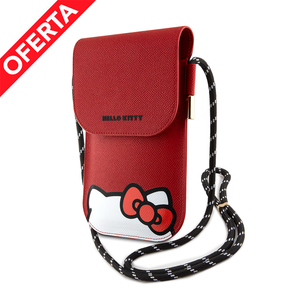Wallet Hello Kitty Logo Orejas con Correa