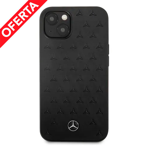 Case/Funda Mercedes Benz de Piel con Estampado de Estrellas iPhone 13 Pro Max